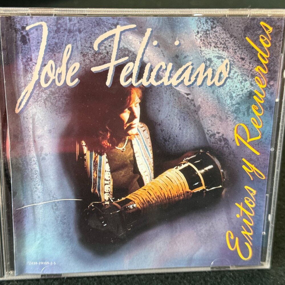 JOSE FELICIANO "EXITOS Y RECUERDOS" COMPACT DISC * GREAT CONDITION SLIGHTLY USED